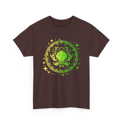 Tribal Circle Virgo Maiden Unisex Heavy Cotton Tee