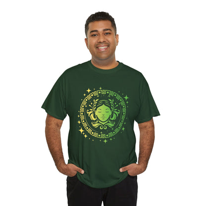 Tribal Circle Virgo Maiden Unisex Heavy Cotton Tee