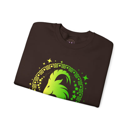 Tribal Circle Capricorn Goat Sweatshirt