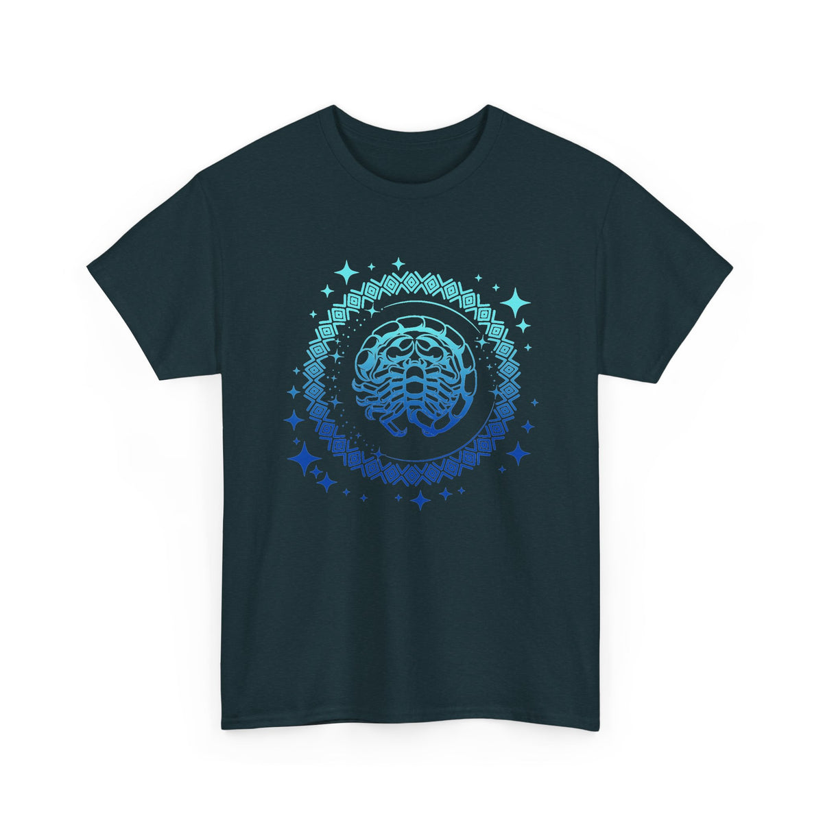 Tribal Circle Scorpio Scorpion Unisex Heavy Cotton Tee